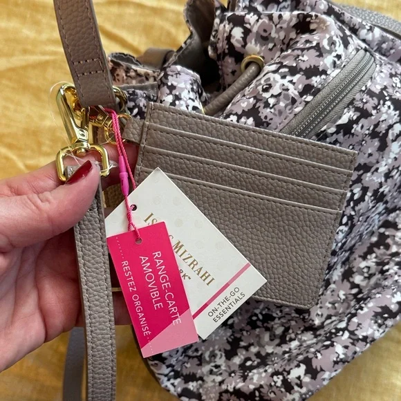 Isaac Mizrahi Floral Drawstring crossbody - Picture 14 of 17